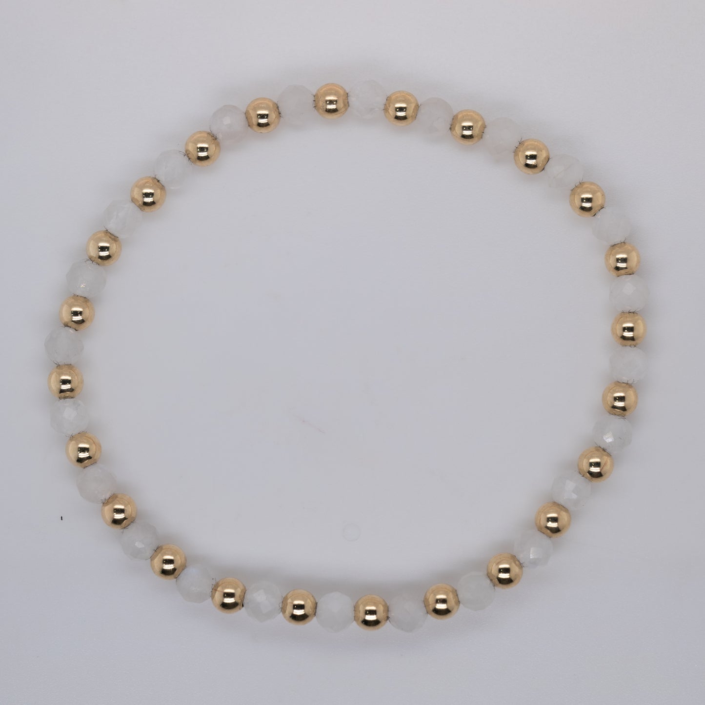 Moonstone Beaded Bracelet