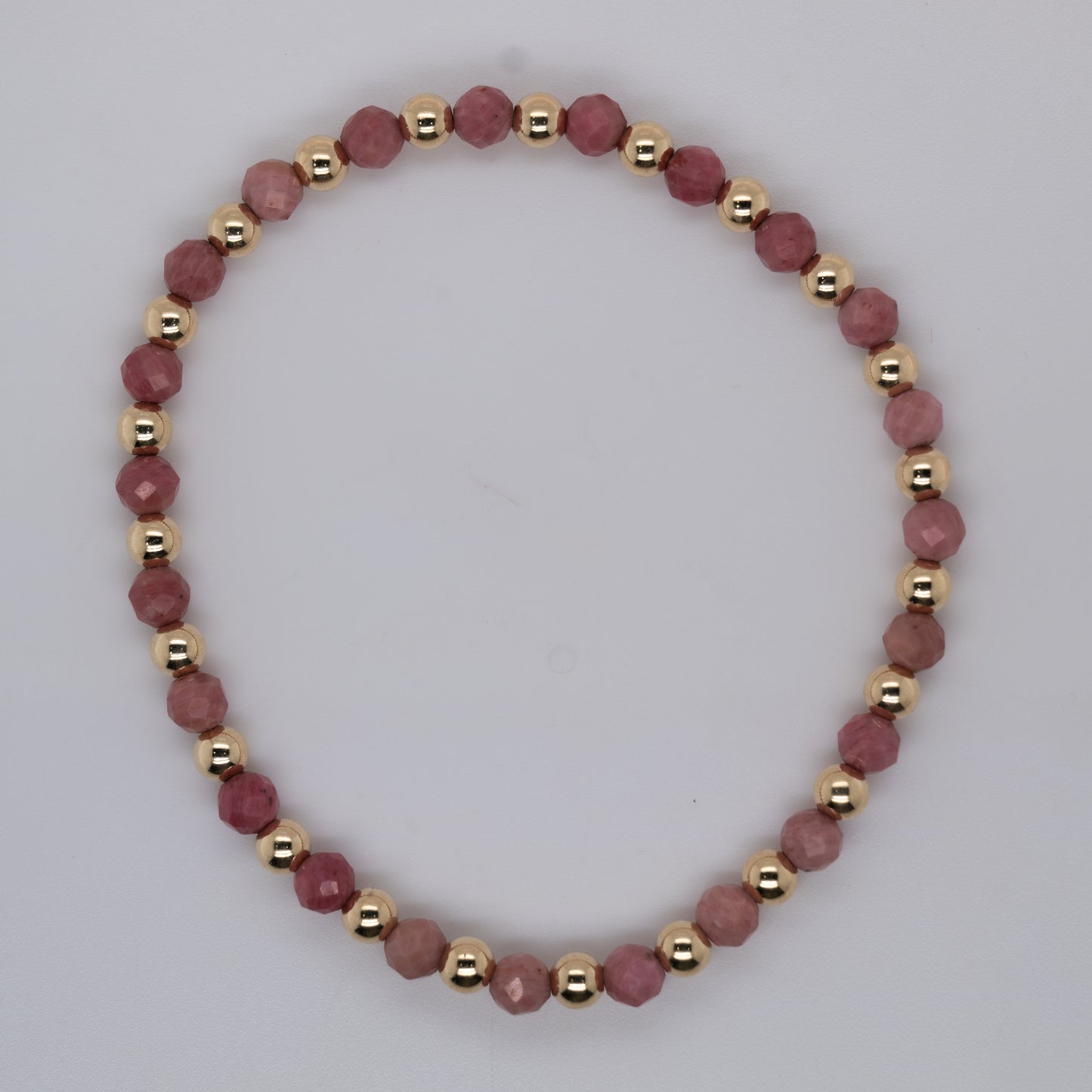Rhodonite Beaded Bracelet
