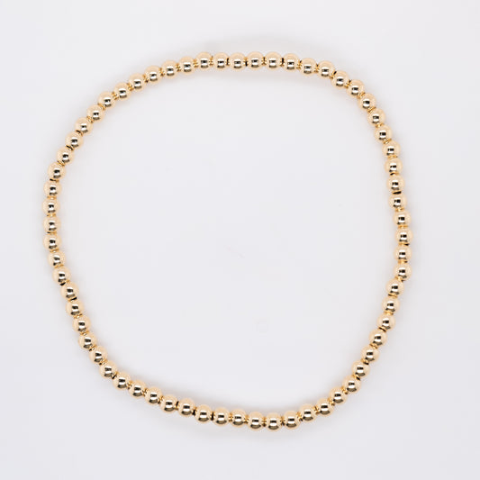 Gold Beaded Bracelet