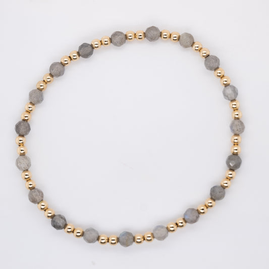 Labradorite Beaded Bracelet