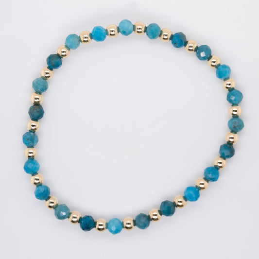 Apatite Beaded Bracelet