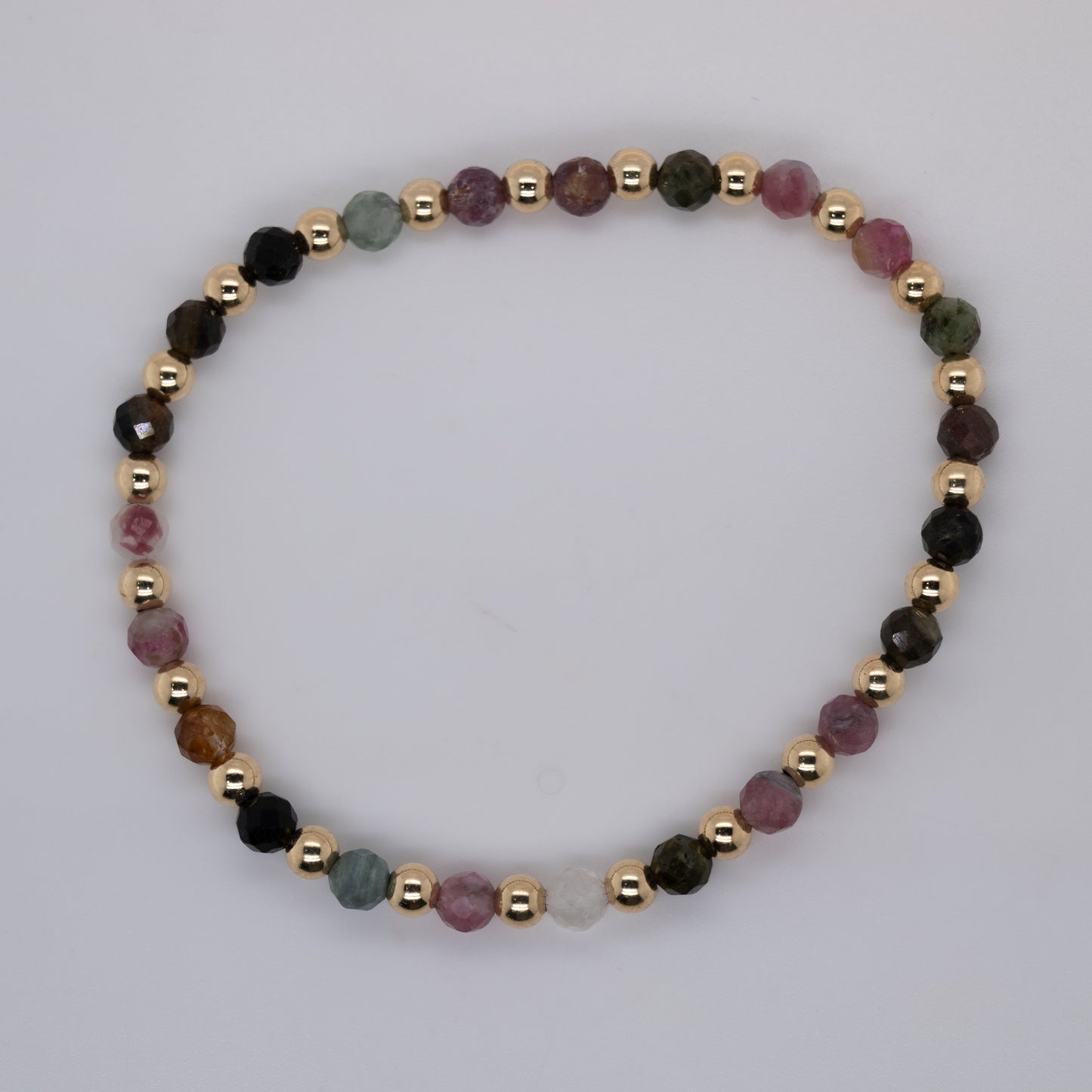 1x1 4mm Birthstone Bracelet