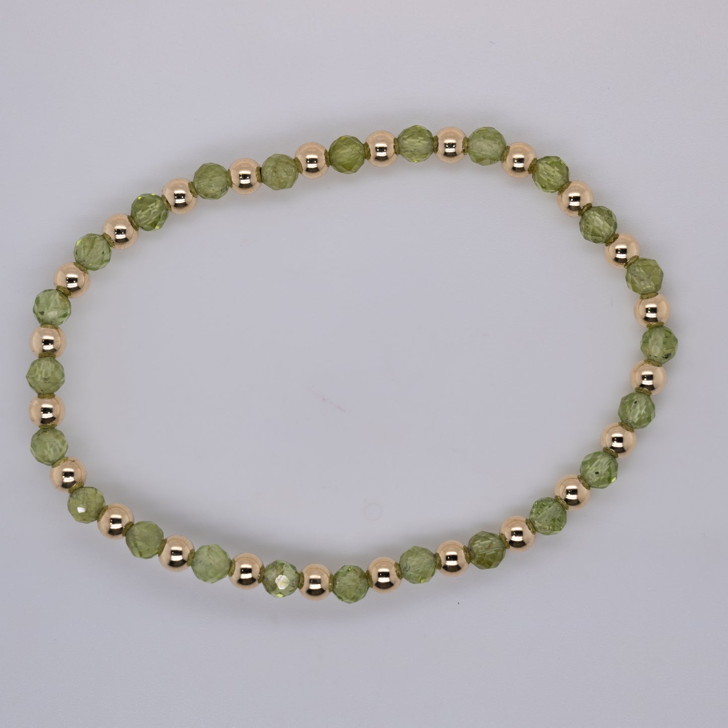 1x1 4mm Birthstone Bracelet