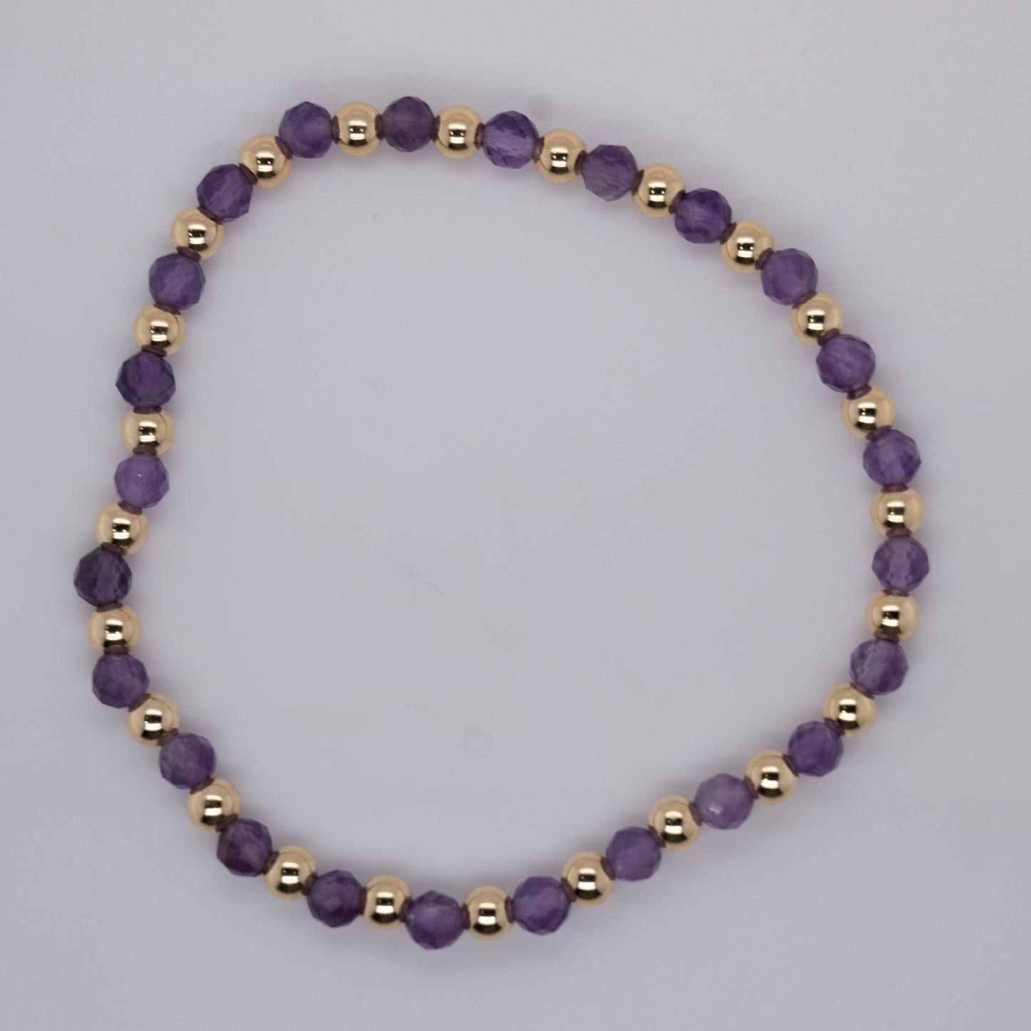 1x1 4mm Birthstone Bracelet