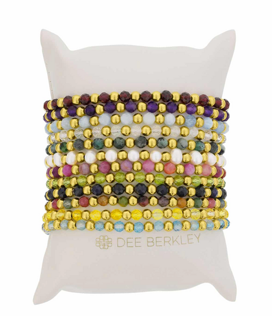 1x1 4mm Birthstone Bracelet